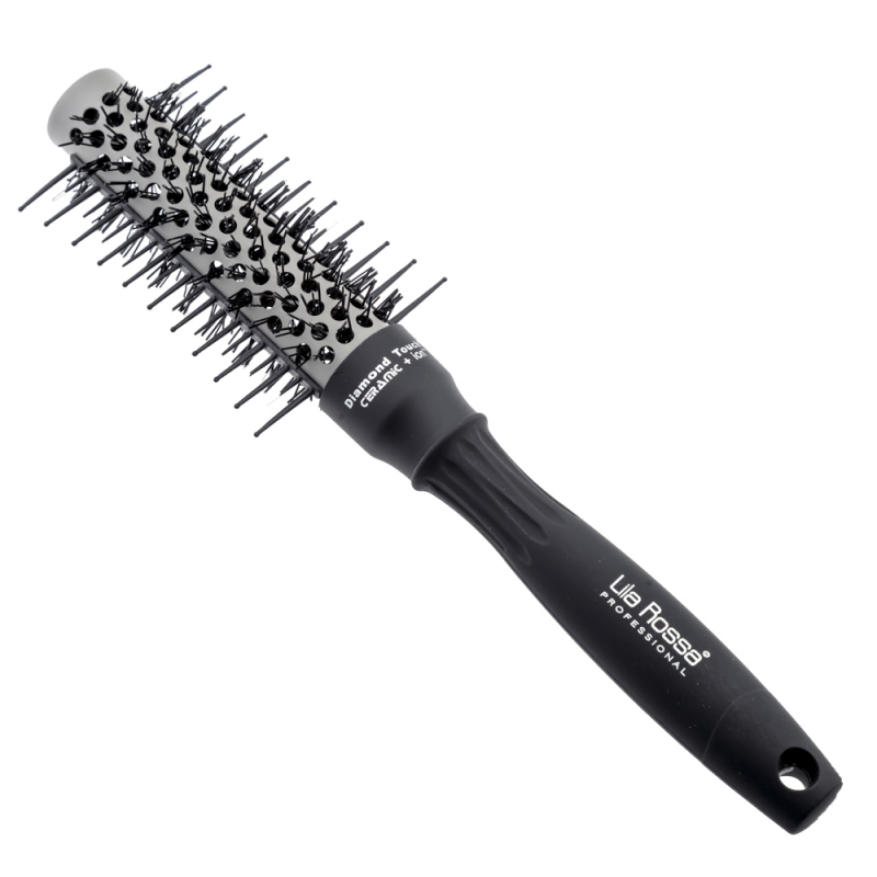 Perie Profesionala, Diamond Touch, din Ceramica, Neagra - 1