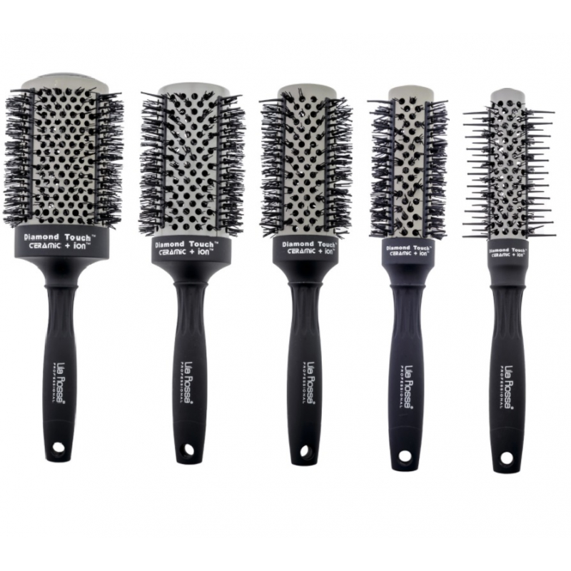 Set 5 Perii din Ceramica, Profesionale Lila Rossa - Diamond Touch DT 25, 32, 43, 53, 65 cm - 1