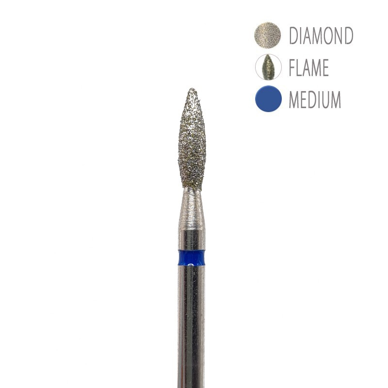 Bit pentru Freza Diamond Platinum Medium - Picatura Albastru - 1