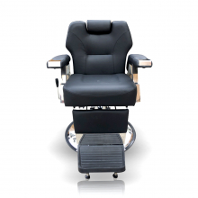 Scaun Frizerie MENOSER - Florida - Negru - 1