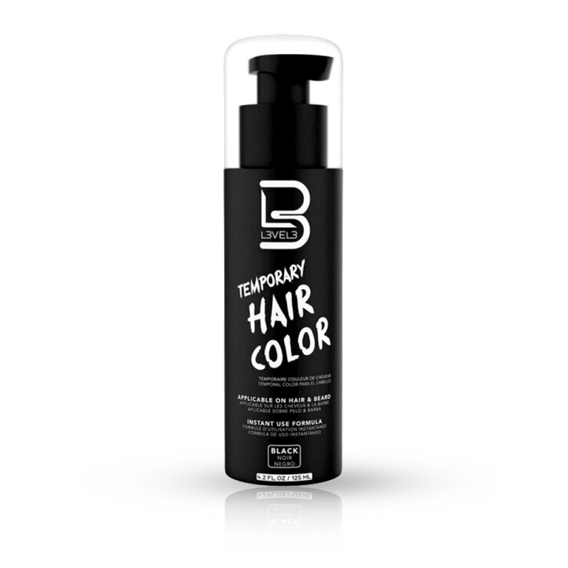 Vopsea de Barba Temporara L3VEL3 - Negru - 1