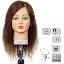 Cap Manechin Sibel KATHIA 35cm - Par Natural Uman 100% Implant Natural Medium 200-230 Par/cm2 - 1