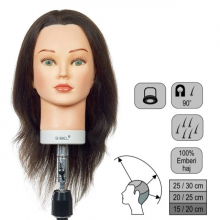 Cap Manechin Sibel BETTY 35cm - Par Natural Uman 100%, Implant Clasic Super 230-260 Par/cm2 - 1