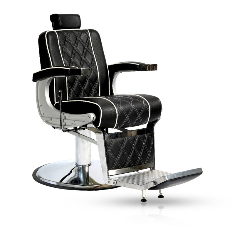 Scaun Frizerie MENOSER - Boston - Negru - 1
