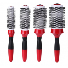 Set 4 Perii Nanoceramice Red pentru Par - Antistatice - 1
