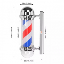 Reclama Luminoasa pentru Frizerie/Barber Pole 55 cm + Pulverizator Frizerie 200ml Just Water Barber - 4