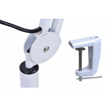 Lampa Cosmetica LED 22w - 2in1 Mobila cu Roti + Suport Prindere de Masa (Metalic) - 16