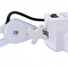 Lampa Cosmetica LED 22w - 2in1 Mobila cu Roti + Suport Prindere de Masa (Metalic) - 10