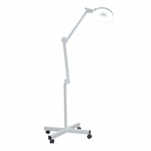 Lampa Cosmetica LED 22w - 2in1 Mobila cu Roti + Suport Prindere de Masa (Metalic) - 13