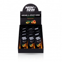 Pachet NISH MAN - Scrub Facial - Apricot - 150 ml - 12 buc - 1