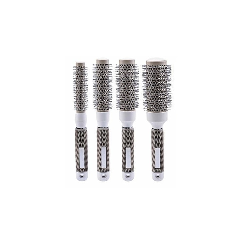 Set Kit 4 Perii pentru Par Nanoceramice Rotunde - 1