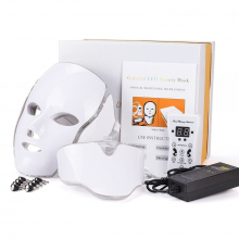 Masca Terapie Fotodinamica Led Faciala cu 7 Culori, pentru Fata si Gat - 4