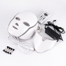 Masca Terapie Fotodinamica Led Faciala cu 7 Culori, pentru Fata si Gat - 5
