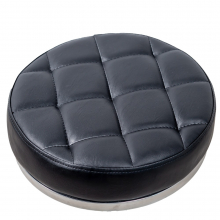 Scaun pentru Salon - Rotund, din Piele Ecologica - 3