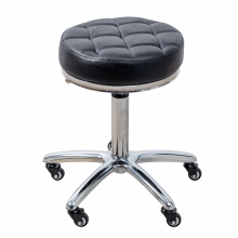 Scaun pentru Salon - Rotund, din Piele Ecologica - 1
