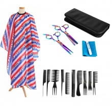 Set Foarfece de Tuns si Filat Profesionale, Sasa Camelon YCT-6.0 + Cadou Manta Tuns Barber - 1