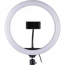 Lampa Circulara Ring Light cu Suport de Telefon, 10 Trepte pentru Reglaj si 7 Culori cu 3 Tipuri de Lumina - 1