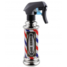 Reclama Luminoasa pentru Frizerie/Barber Pole 55 cm + Pulverizator Frizerie 200ml Just Water Barber - 1