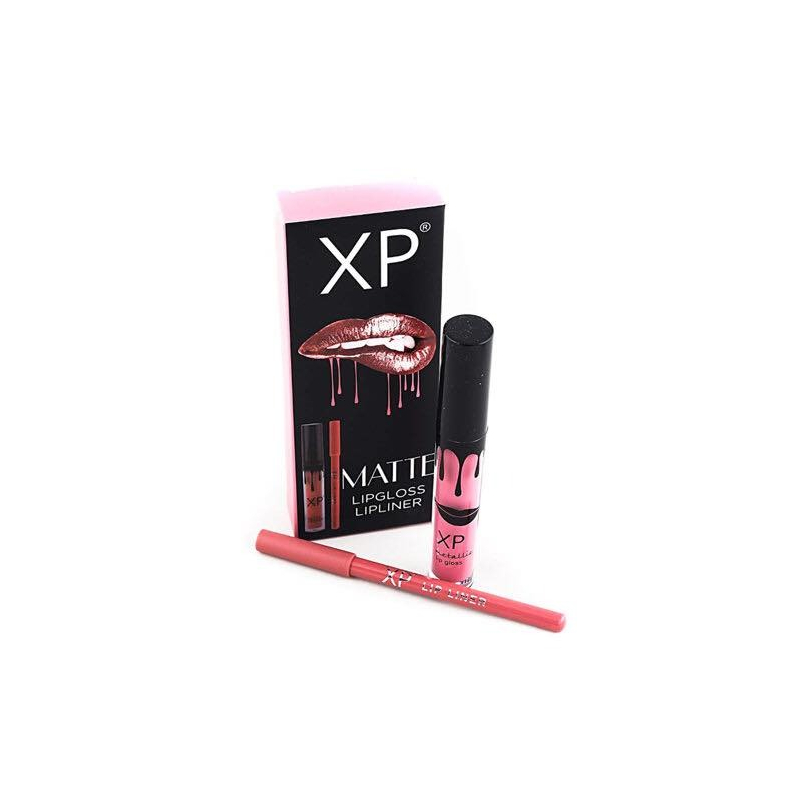 Ruj Lichid Mat + Creion pentru Buze , XP , Nuanta 01 - 1