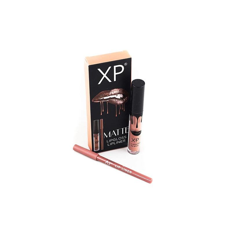 Ruj Lichid Mat + Creion pentru Buze , XP , Nuanta 02 - 1