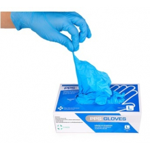Manusi Unica Folosinta S,M,L,XL Chirurgicale Nitril Nepudrate Blue - 1