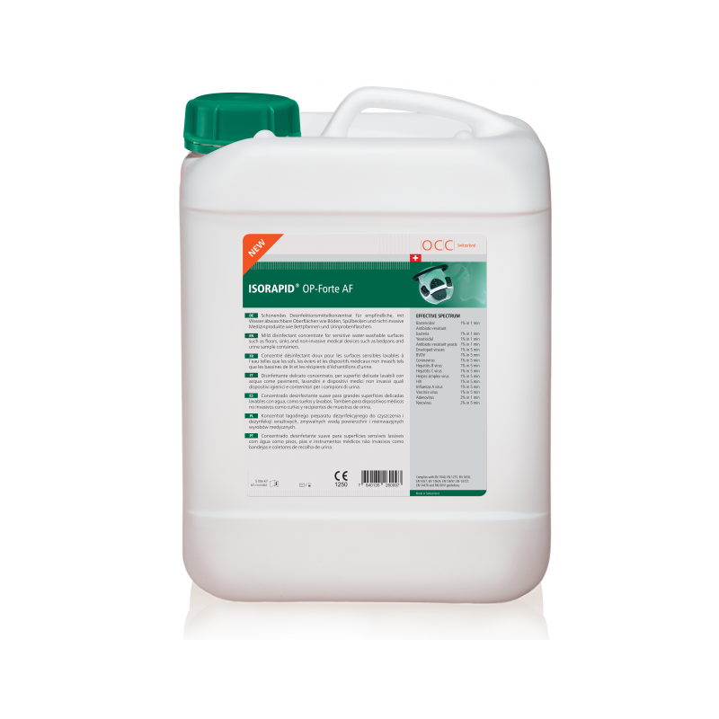 Dezinfectant ISORAPID OP Forte AF Concentrat-5L pentru Suprafete Mari - 1