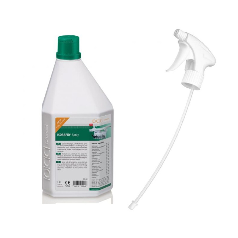 Dezinfectant Isorapid Spray 1L Dezinfectant pentru Suprafete + Cap Pulverizator - 1