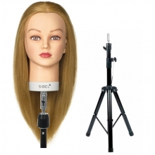 Cap Manechin pentru Coafat Jessica Sibel Par Pro-H Sintetic 50% si Par Natural Uman 50% + Cadou Trepied - 1