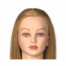 Cap Manechin pentru Coafat Jessica Sibel Par Pro-H Sintetic 50% si Par Natural Uman 50% + Cadou Trepied - 1