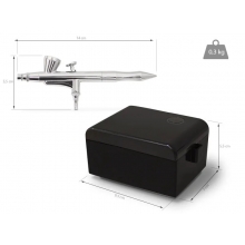 Aerograf profesional Royalmax cu Compresor - 3
