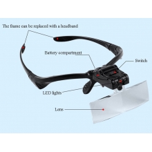 Ochelari cu Lupa si Led - 5