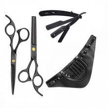 Set kit frizerie coafor foarfeci tuns filat brici brau Getta - 1