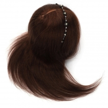 Cap Manechin cu Par Natural 100%, 50-55 cm, AB-1 + Suport Prindere - 4