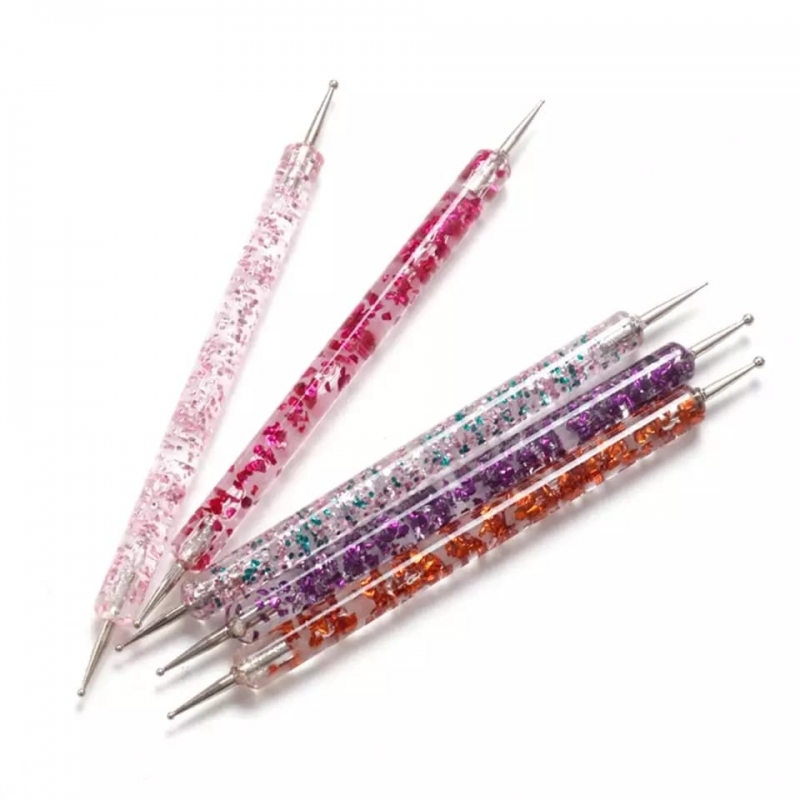 Set de 5 Punctatoare pentru Unghii cu Sclipici - 1