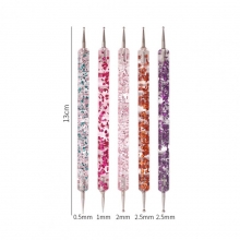 Set de 5 Punctatoare pentru Unghii cu Sclipici - 4