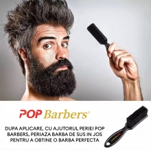 Marker Contur Barba + Perie Fade POP BARBERS - Saten Inchis - 5