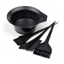 Set Kit Glen cu Pelerina pentru Tuns, Bol si Pensule, Guler, Set 10 Piepteni pentru Coafat - 3