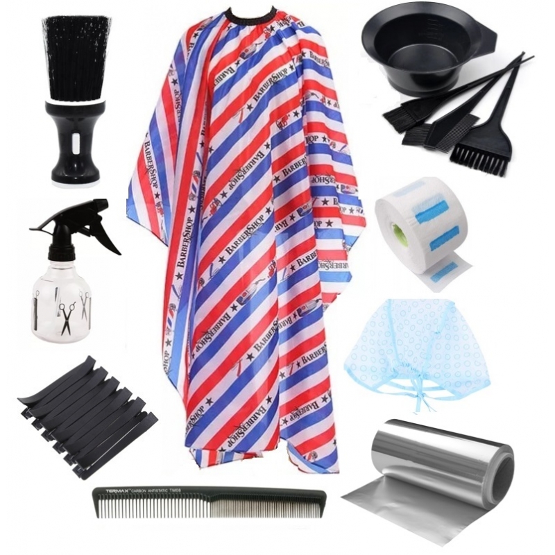Set Kit Anda cu Accesorii pentru Vopsit si Frizerie - 1