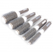 Set Kit 5 Perii pentru Par Nanoceramice cu Ioni Rotunde - 1