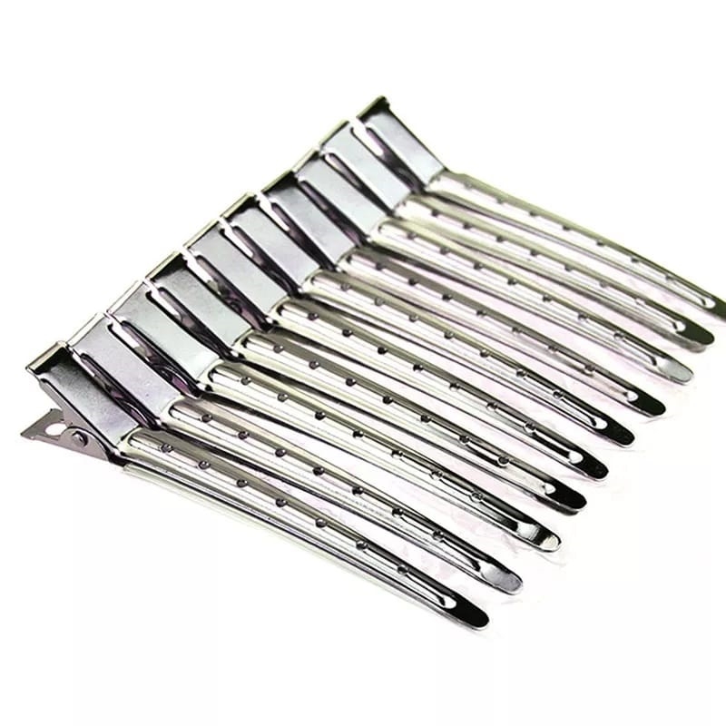 Clipsuri coafor metalice mari - Set 12 - 1