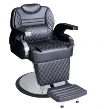 Scaun Frizerie Admiral Negru, Reglabil pe Inaltime - 1