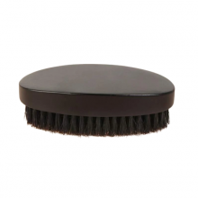 Perie Fade Ovala cu Maner din Lemn-Neagra - 1
