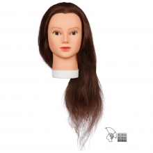 Cap Manechin OBB Sibel Elena - Par Natural Uman 100%,  lungimea părului de 20-60 cm. - 1