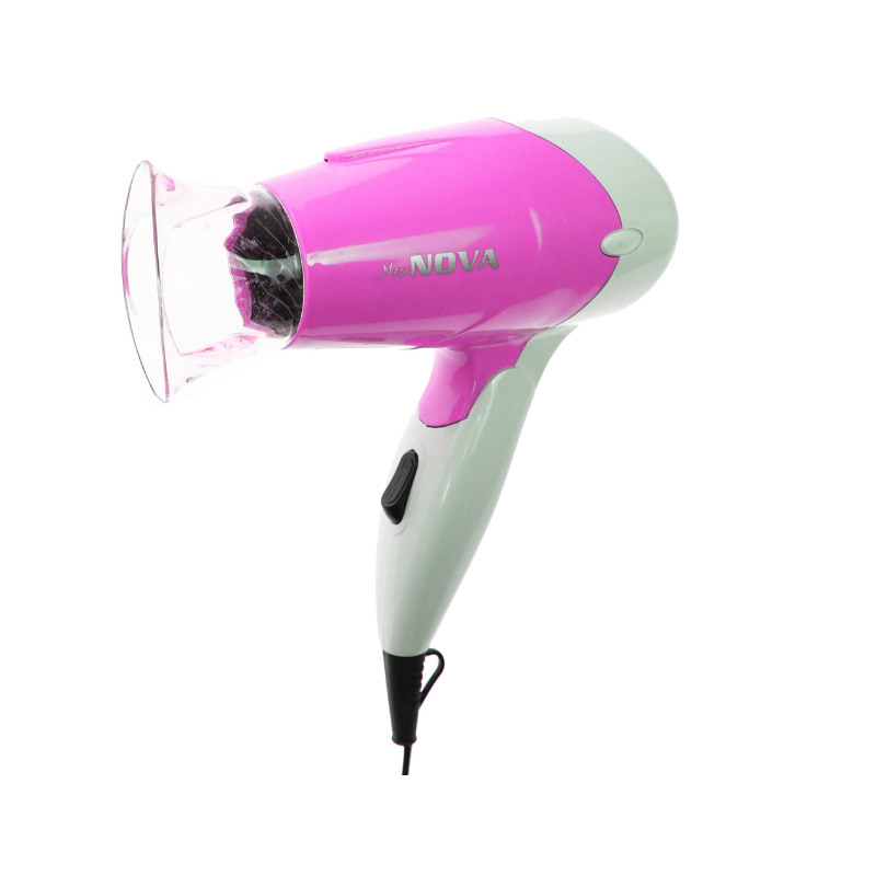 Uscator de Par pentru Calatorii, Roz -Nova, 1400W - 1