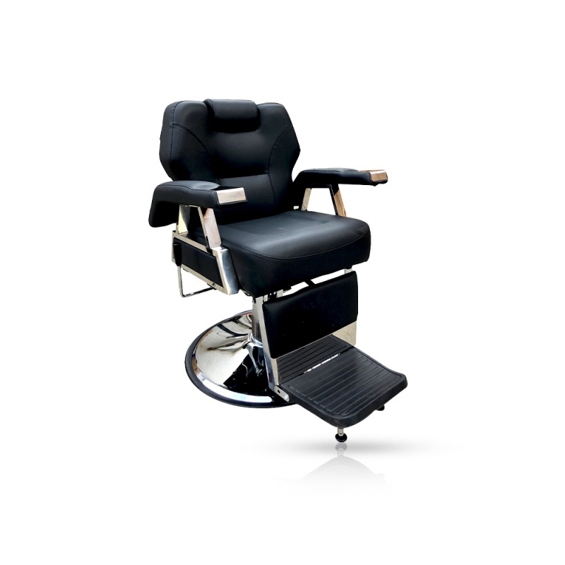 Scaun Frizerie MENOSER - Florida - Negru - 1