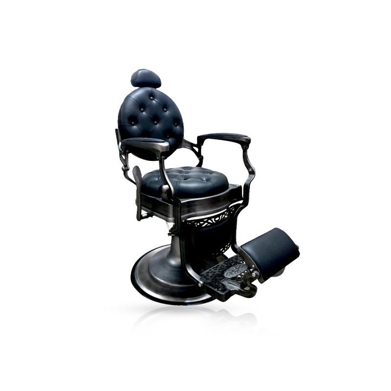 Scaun Frizerie MENOSER - Washington - Negru - 1