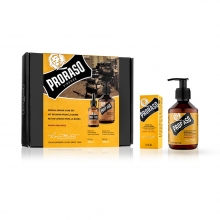 Set Ingrijire Barba - Ulei + Sampon PRORASO  -  Wood and Spice - 1