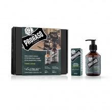 Set Ingrijire Barba - Ulei + Sampon PRORASO  -  Cypress and Vetiver - 1