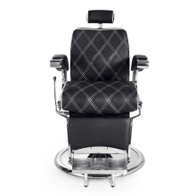 Scaun Frizerie MIRPLAY - Hugo - Negru - 1