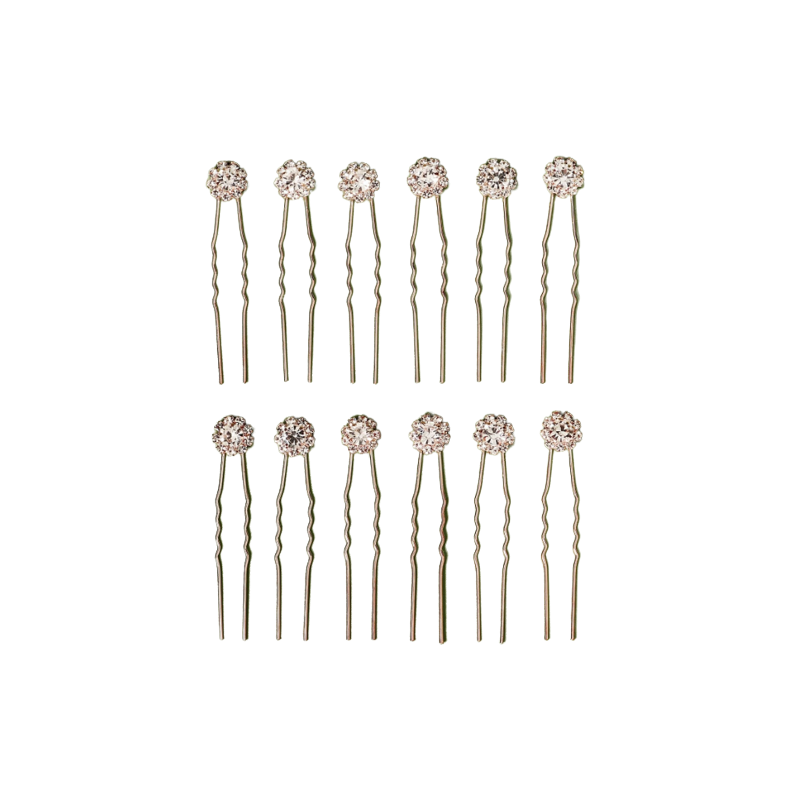 Ace Pentru Coc Aurii Model Floral -Set 12 - 1